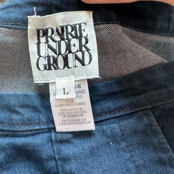 Prairie Underground Yr. Arrow Jeans, Dark Wash, Size Large - Picture 10 of 10